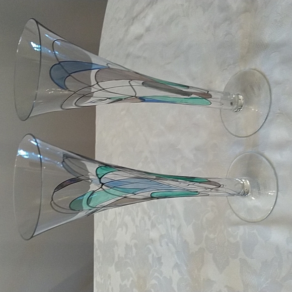 Lumine Scence Other - Lumine Scence Champion Glasses Lead free Crystal Mount Blown